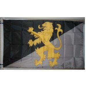 House Corrino Dune Frank Herbert 3'x5' Black & Gray Horizontal Flag Atreides